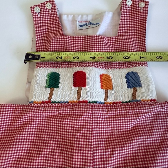 Vintage 80s Hand Smocked Baby Outfit - Picture 10 of 10
